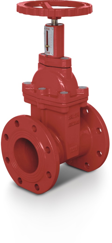 消防闸阀 带刻度显示法兰型ZSZF(50-300)(Z45X-16Q)